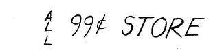 ALL 99¢ STORE logo