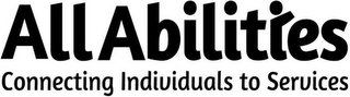 ALL ABILITIES CONNECTING INDIVIDUALS TOSERVICES logo