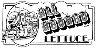 ALL ABOARD BRAND LETTUCE logo