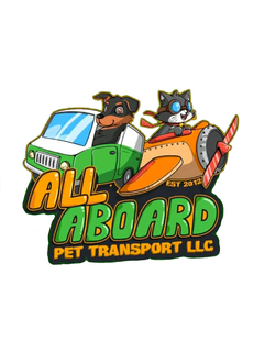 ALL ABOARD PET TRANSPORT LLC EST 2012 logo