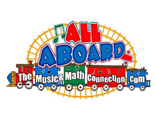 ALL ABOARD THE MUSIC & MATH CONNECTION.COM logo