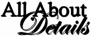 ALL ABOUT DETAILS logo