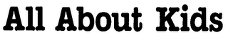 ALL ABOUT KIDS logo