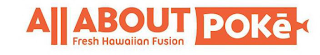 ALL ABOUT POKE FRESH HAWAIIAN FUSION logo