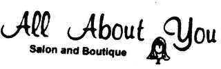 ALL ABOUT YOU SALON AND BOUTIQUE logo