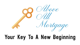 ALL ABOVE MORTGAGE YOUR KEY TO A NEW BEGINNING logo