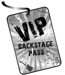 ALL ACCESS VIP BACKSTAGE PASS logo