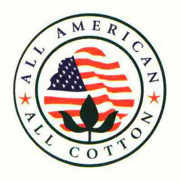 ALL AMERICAN ALL COTTON logo