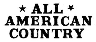ALL AMERICAN COUNTRY logo