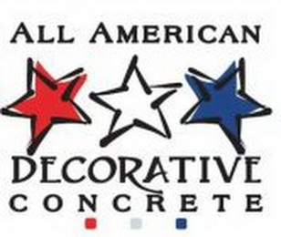 ALL AMERICAN DECORATIVE CONCRETE logo