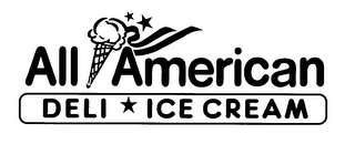 ALL AMERICAN DELI ICE CREAM logo