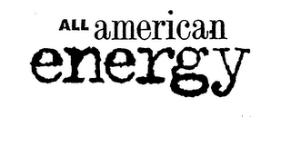 ALL AMERICAN ENERGY logo