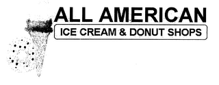 ALL AMERICAN ICE CREAM & DONUT SHOPS logo