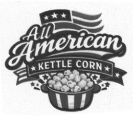 ALL AMERICAN KETTLE CORN logo