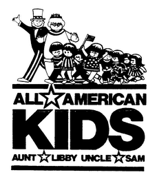 ALL AMERICAN KIDS AUNT LIBBY UNCLE SAM logo