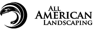 ALL AMERICAN LANDSCAPING logo