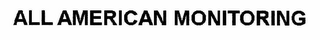 ALL AMERICAN MONITORING logo