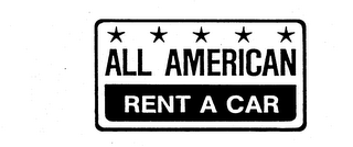 ALL AMERICAN RENT A CAR logo