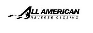 ALL AMERICAN REVERSE CLOSING logo