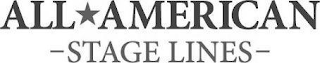 ALL AMERICAN STAGE LINES logo