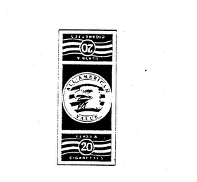 ALL-AMERICAN VALUE CLASS A 20 CIGARETTES logo