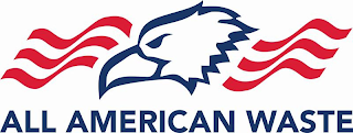 ALL AMERICAN WASTE logo