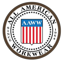 ALL AMERICAN WORKWEAR SINCE 1964 AAWW logo