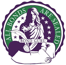 ALL BONDS ARE SEALED BOND GURU logo