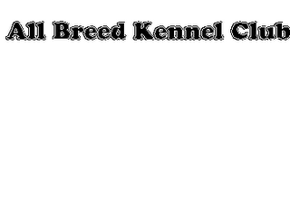 ALL BREED KENNEL CLUB logo