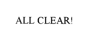 ALL CLEAR! logo