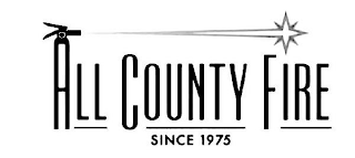 ALL COUNTY FIRE SINCE 1975 logo
