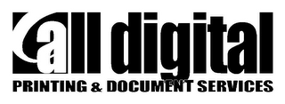 ALL DIGITAL PRINTING & DOCUMENT SERVICES logo