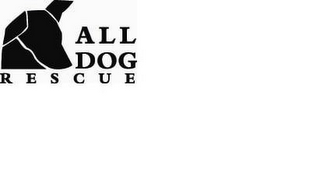 ALL DOG RESCUE logo