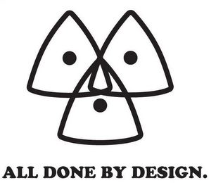 ALL DONE BY DESIGN. logo