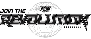 ALL ELITE AEW WRESTLING JOIN THE REVOLUTION logo