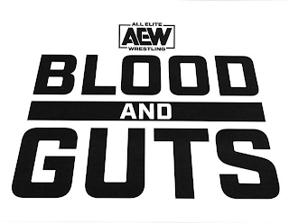 ALL ELITE WRESTLING AEW BLOODS AND GUTS logo
