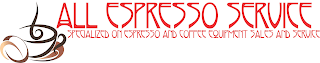 ALL ESPRESSO SERVICE SPECIALIZED ON ESPRESSO AND COFFEE EQUIPMENT SALES AND SERVICE logo
