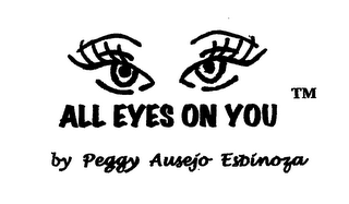 ALL EYES ON YOU BY PEGGY AUSEJO ESPINOZA logo