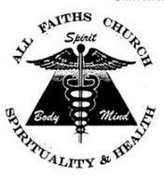 ALL FAITHS CHURCH OF SPIRITUALITY & HEALTH SPIRIT BODY MIND logo