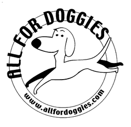 ALL FOR DOGGIES WWW.ALLFORDOGGIES.COM logo