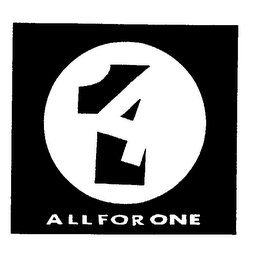ALL FOR ONE 1 4 logo