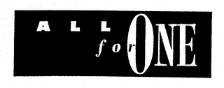 ALL FOR ONE logo