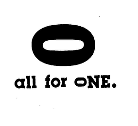 ALL FOR ONE. logo