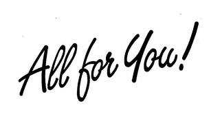 ALL FOR YOU! logo