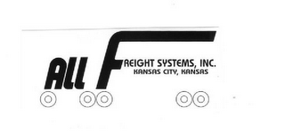 ALL FREIGHT SYSTEMS, INC.  KANSAS CITY, KANSAS logo