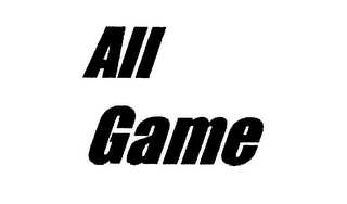 ALL GAME logo