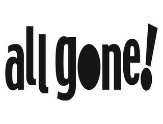 ALL GONE! logo