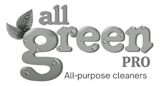 ALL GREEN PRO ALL-PURPOSE CLEANERS logo