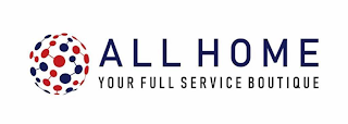ALL HOME YOUR FULL SERVICE BOUTIQUE logo