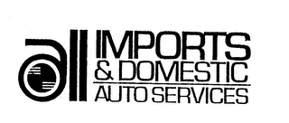 ALL IMPORTS & DOMESTIC AUTO SERVICES logo